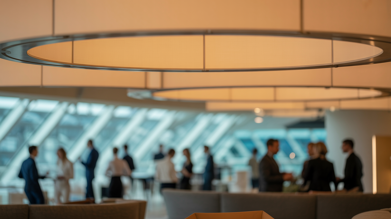 Sophisticated office lounge — Use Your AI workspace